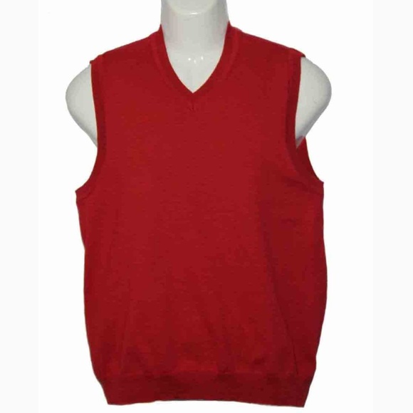 Club Room Sweater Vest Red Men's Size Small - Picture 1 of 2